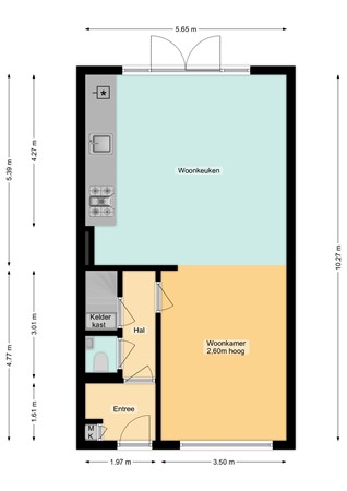 Floorplan - Henriette Roland Holststraat 7, 3141 BK Maassluis